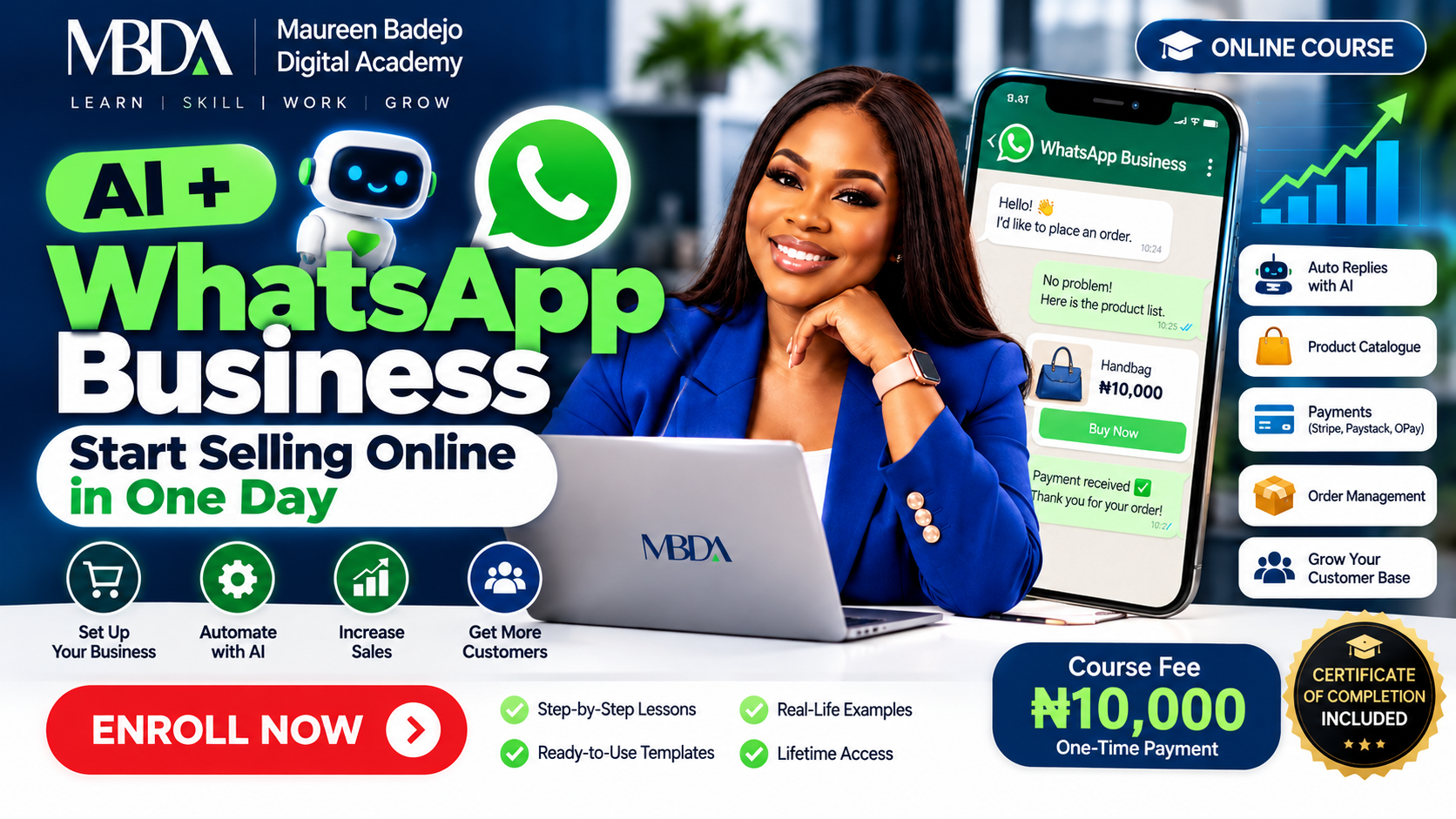 AI + WhatsApp Business: Start Selling Online in One Day